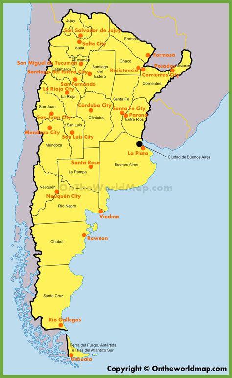 argentina cities|argentina mapa.